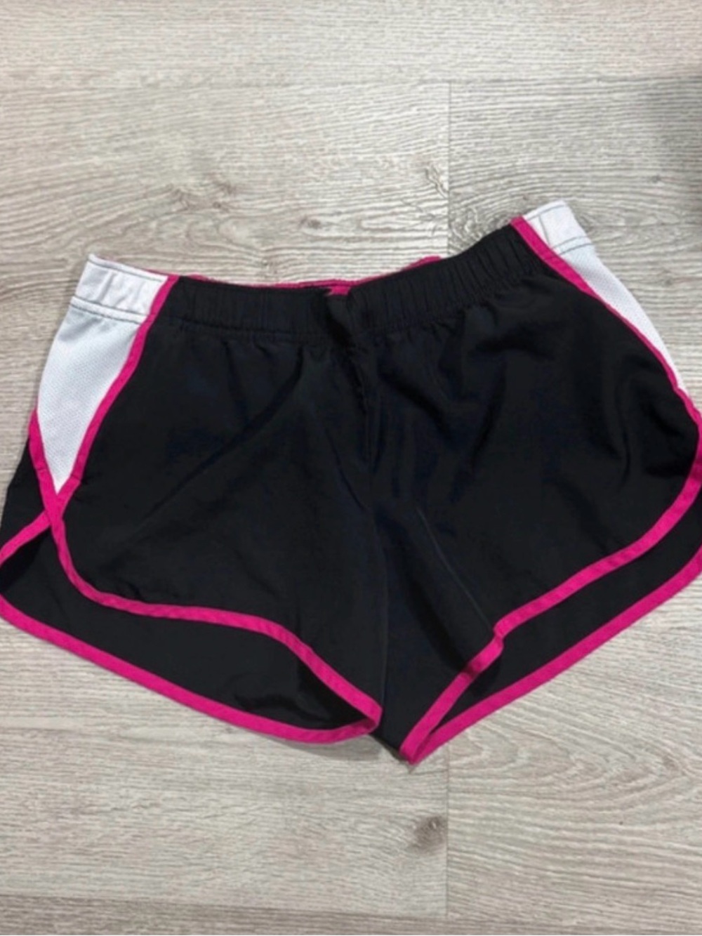 Black & Pink Women's Athletic Shorts